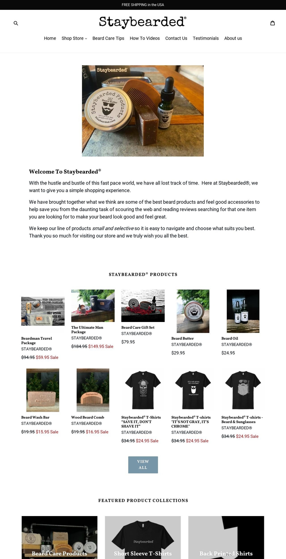 matrixbeard.com — Shopify storefront screenshot