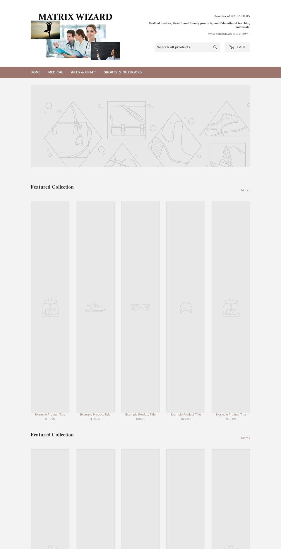 matrixwizard.com shopify website screenshot