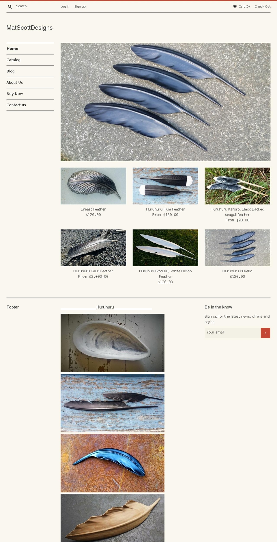 matscottdesigns.com — Shopify storefront screenshot