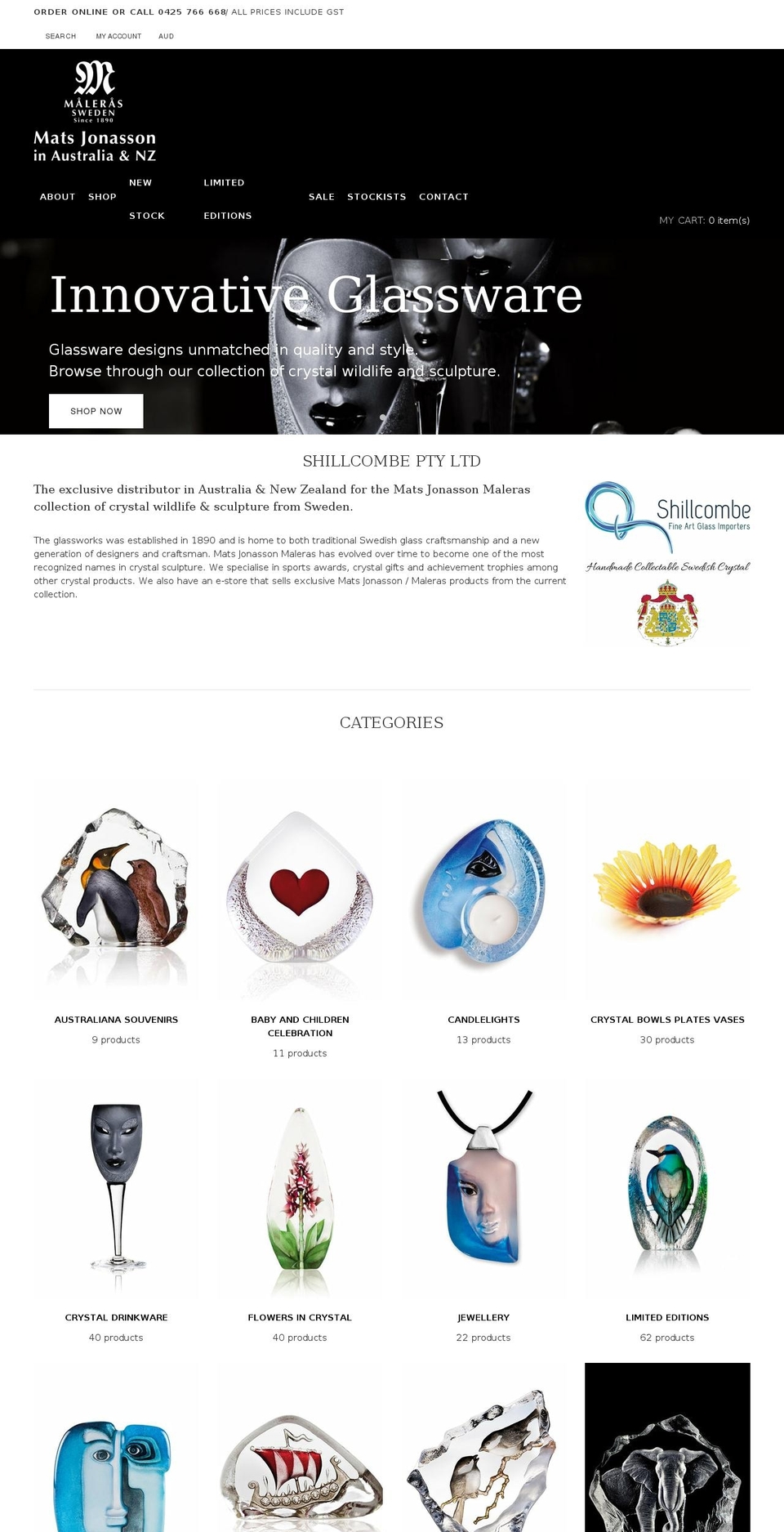 matsjonasson.com.au shopify website screenshot
