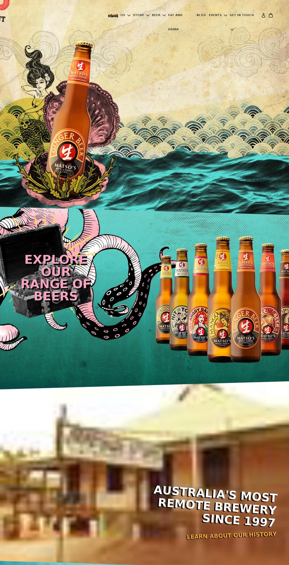 matsos.com.au shopify website screenshot