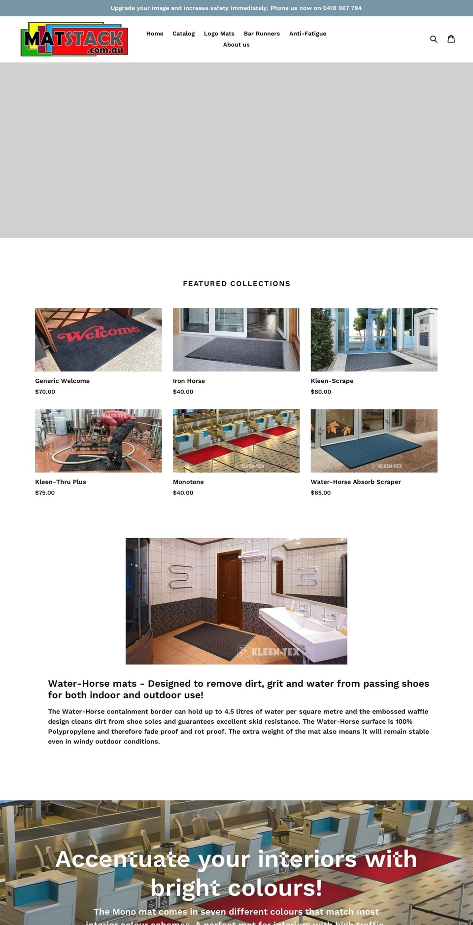 matstack.com.au shopify website screenshot