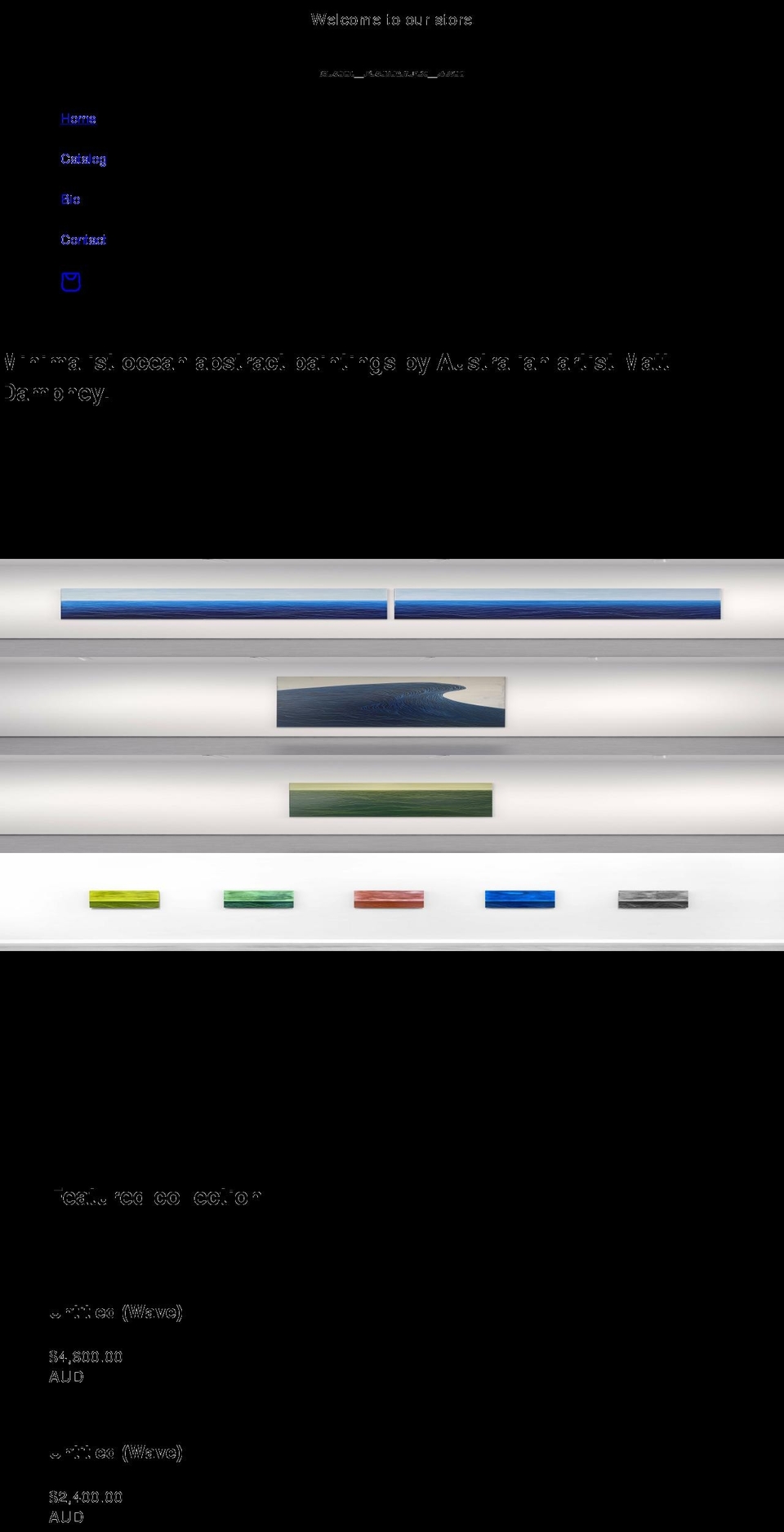 mattdampney.com shopify website screenshot