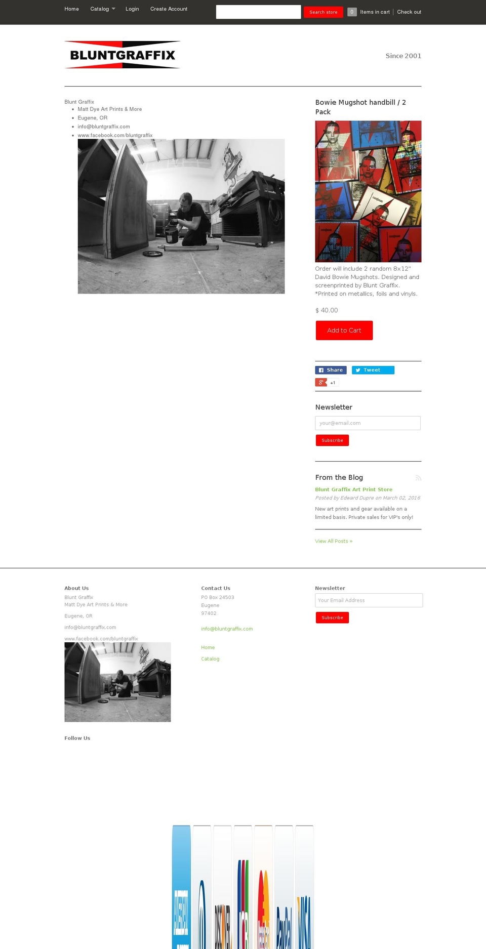 mattdye.com shopify website screenshot