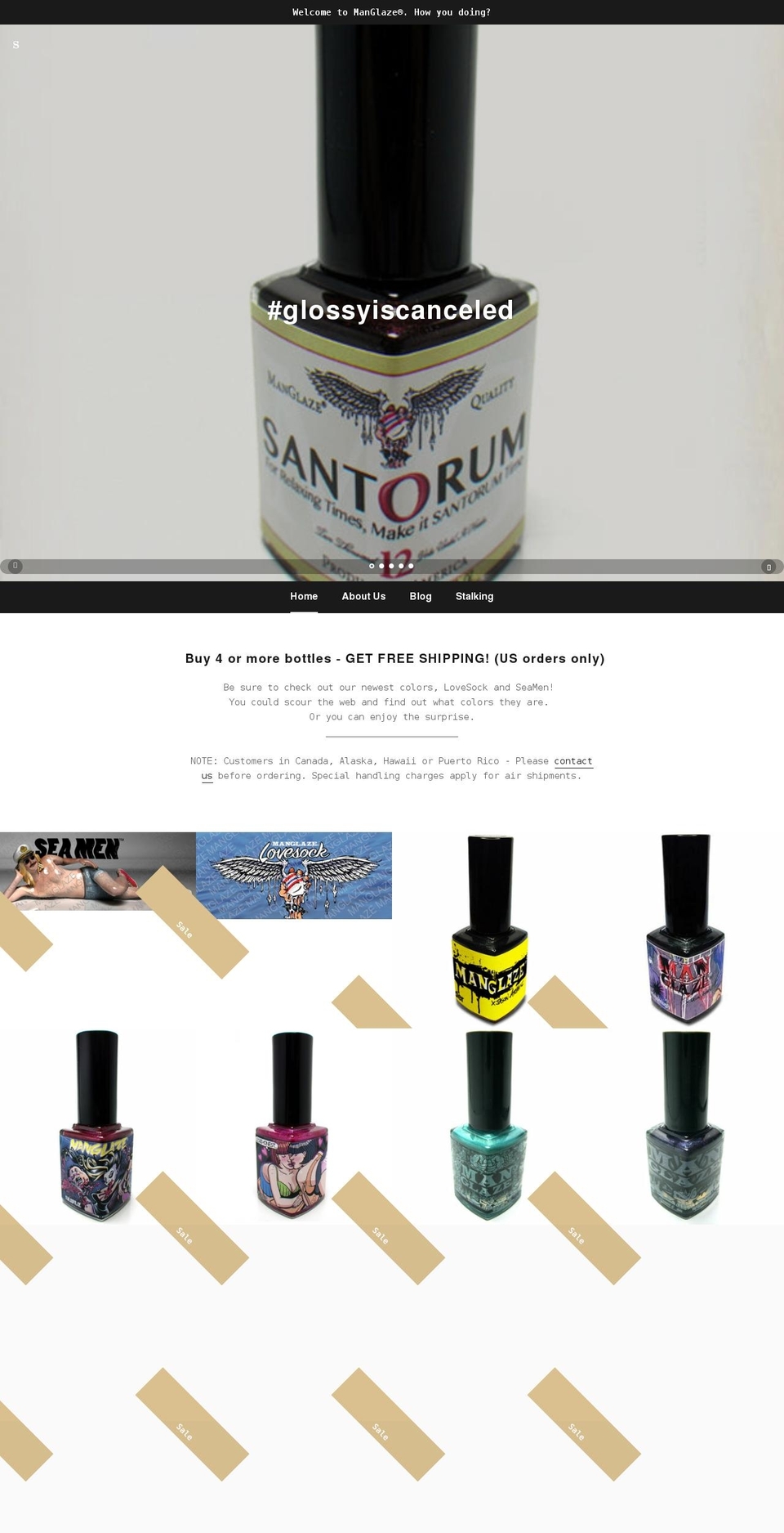 mattenailpolish.com — Shopify storefront screenshot