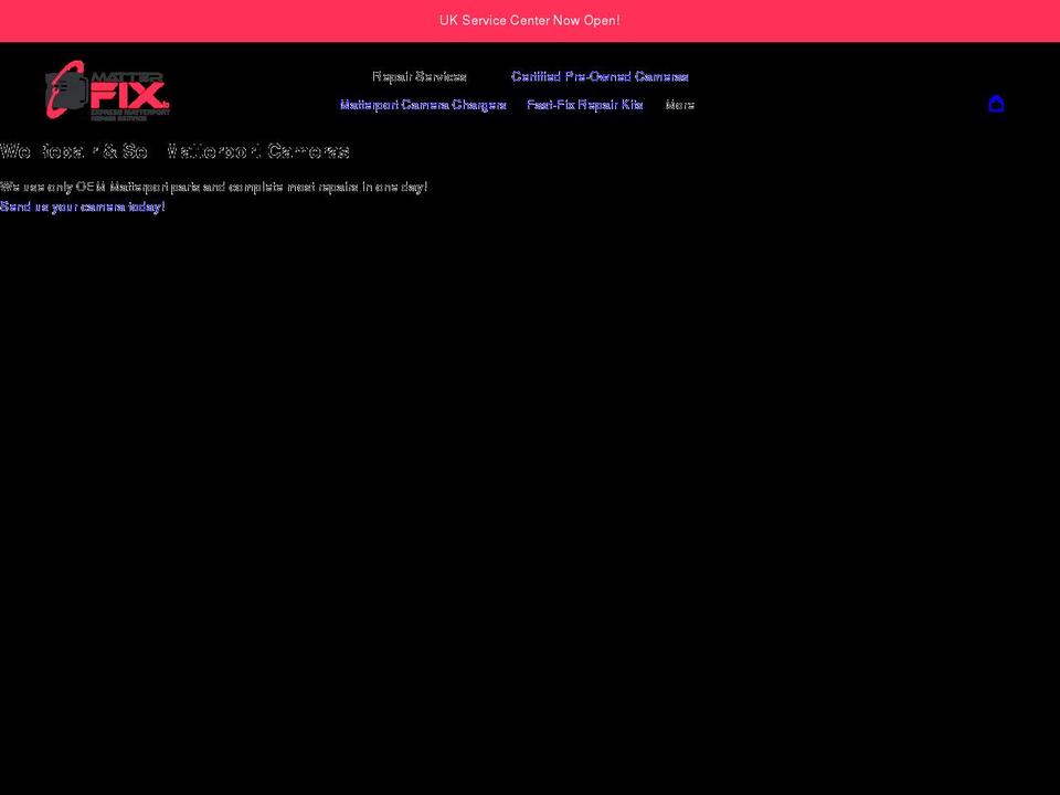 matterfix.io shopify website screenshot