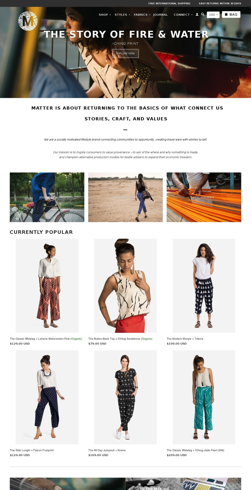 matterprints.com shopify website screenshot
