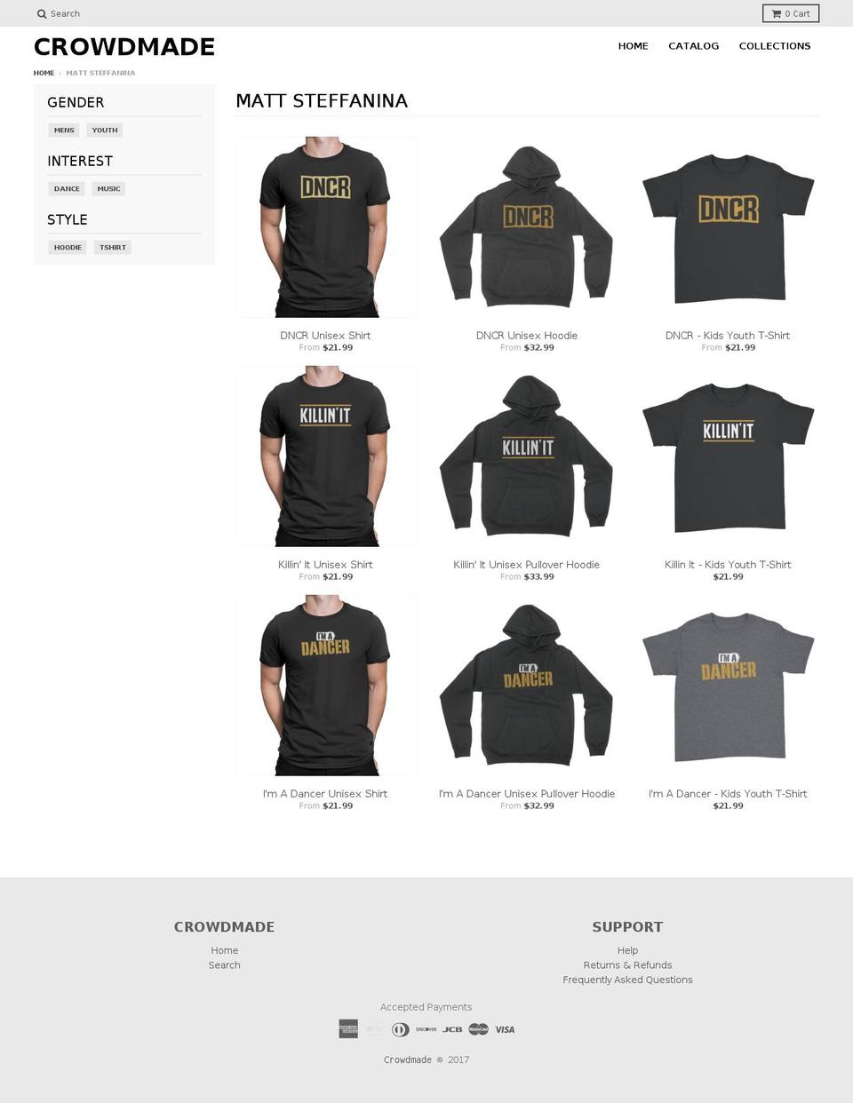 mattfreestyle.com shopify website screenshot