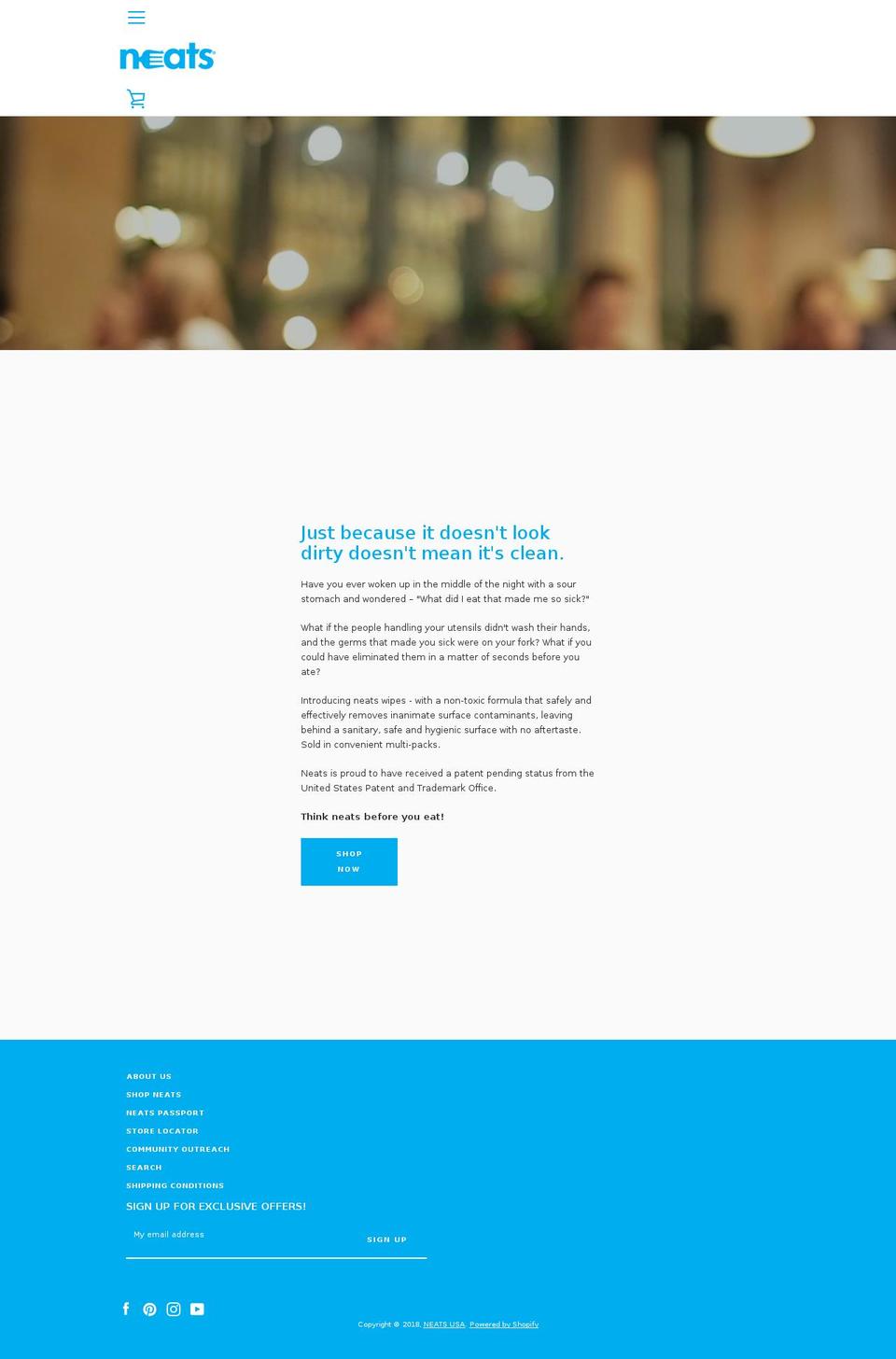 New neats Theme Shopify theme site example matthewhenryjohnson.com