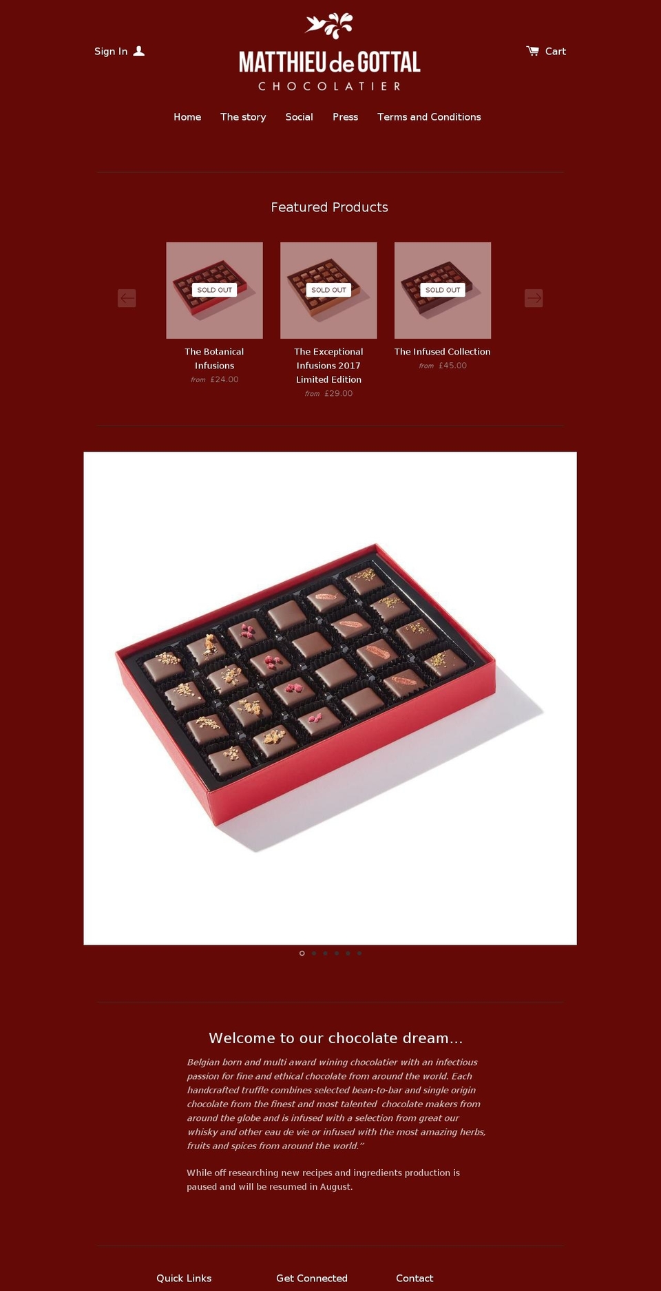 matthieudegottal.com — Shopify storefront screenshot