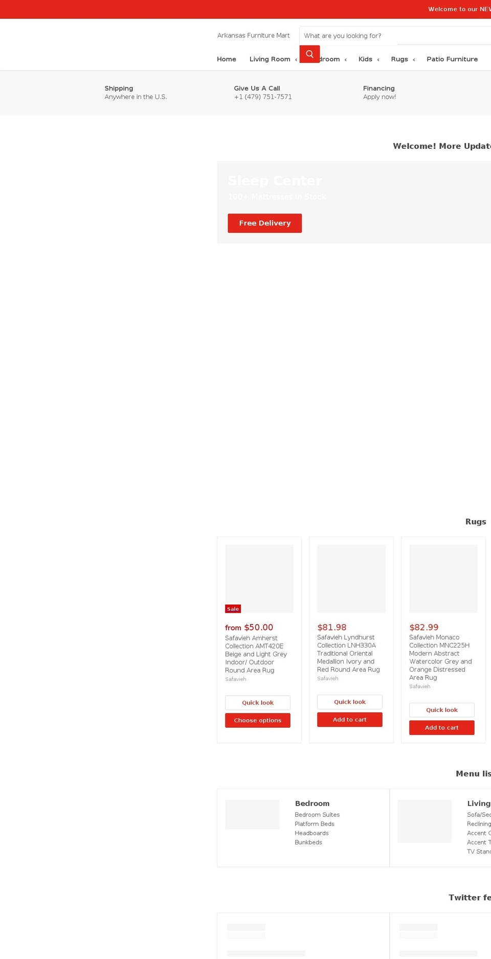 mattressauction.com — Shopify storefront screenshot