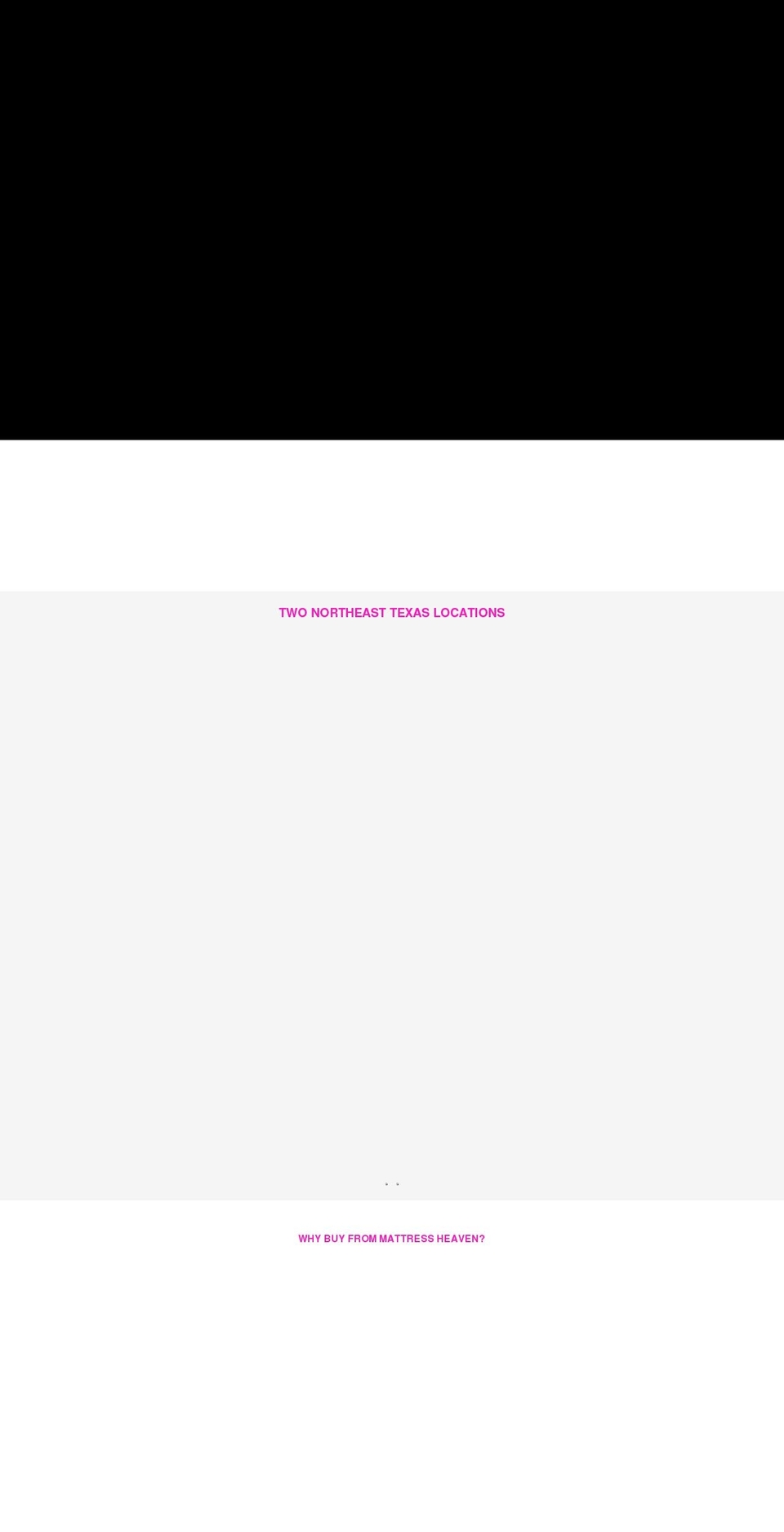 mattressheaventx.com shopify website screenshot