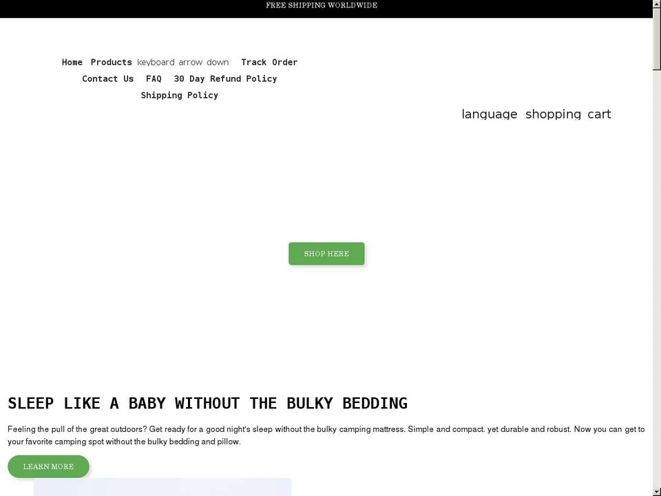 mattresspro.co shopify website screenshot