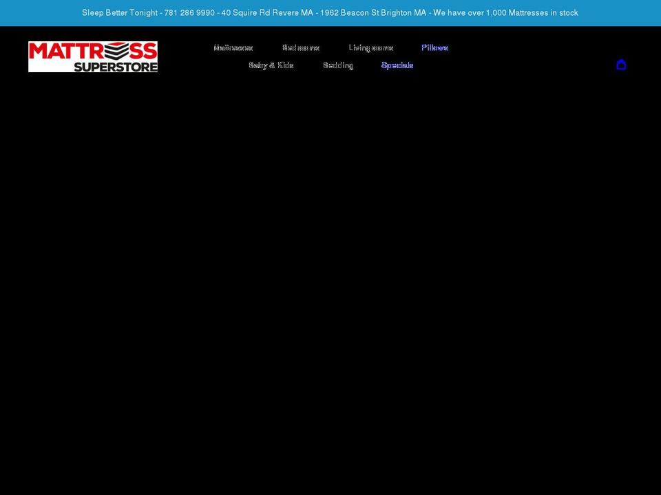 mattresssuperstore.com shopify website screenshot