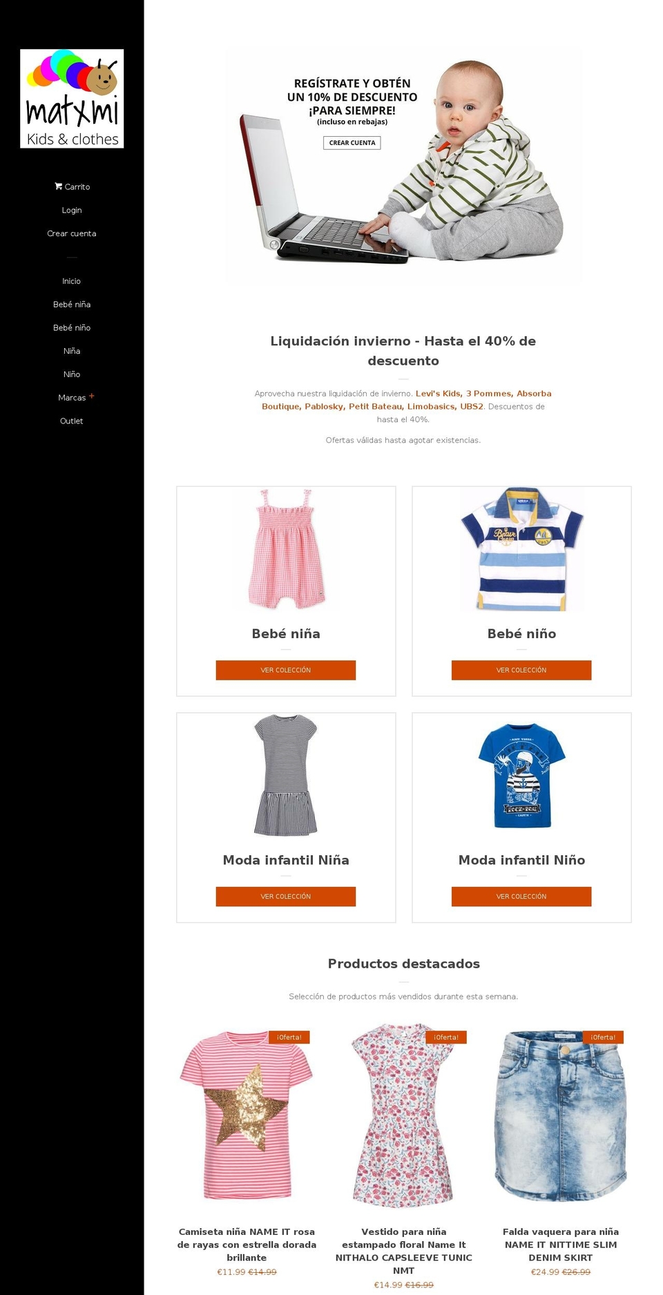 matxmi.com shopify website screenshot