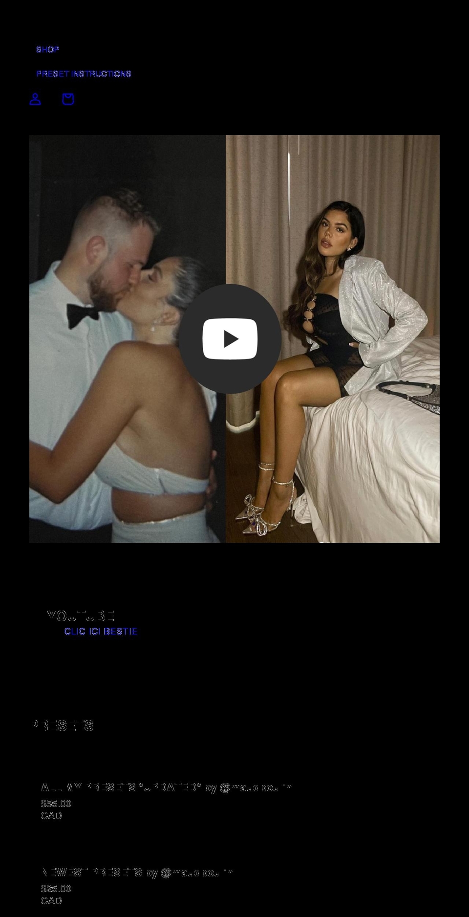 maudpoulin.com shopify website screenshot