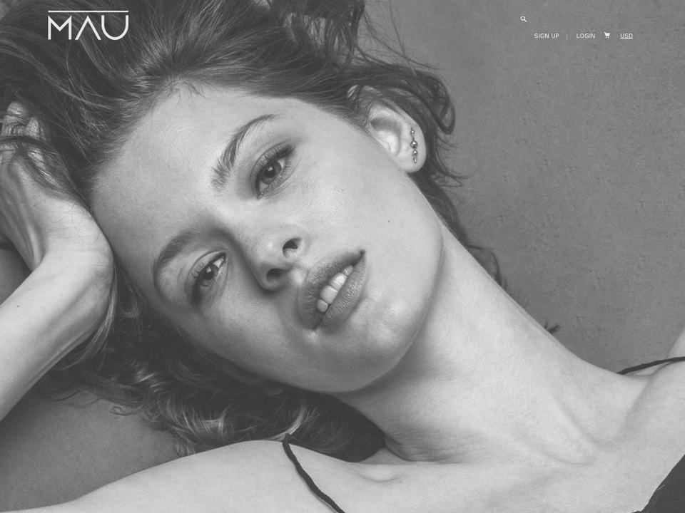 maujewelry.com shopify website screenshot