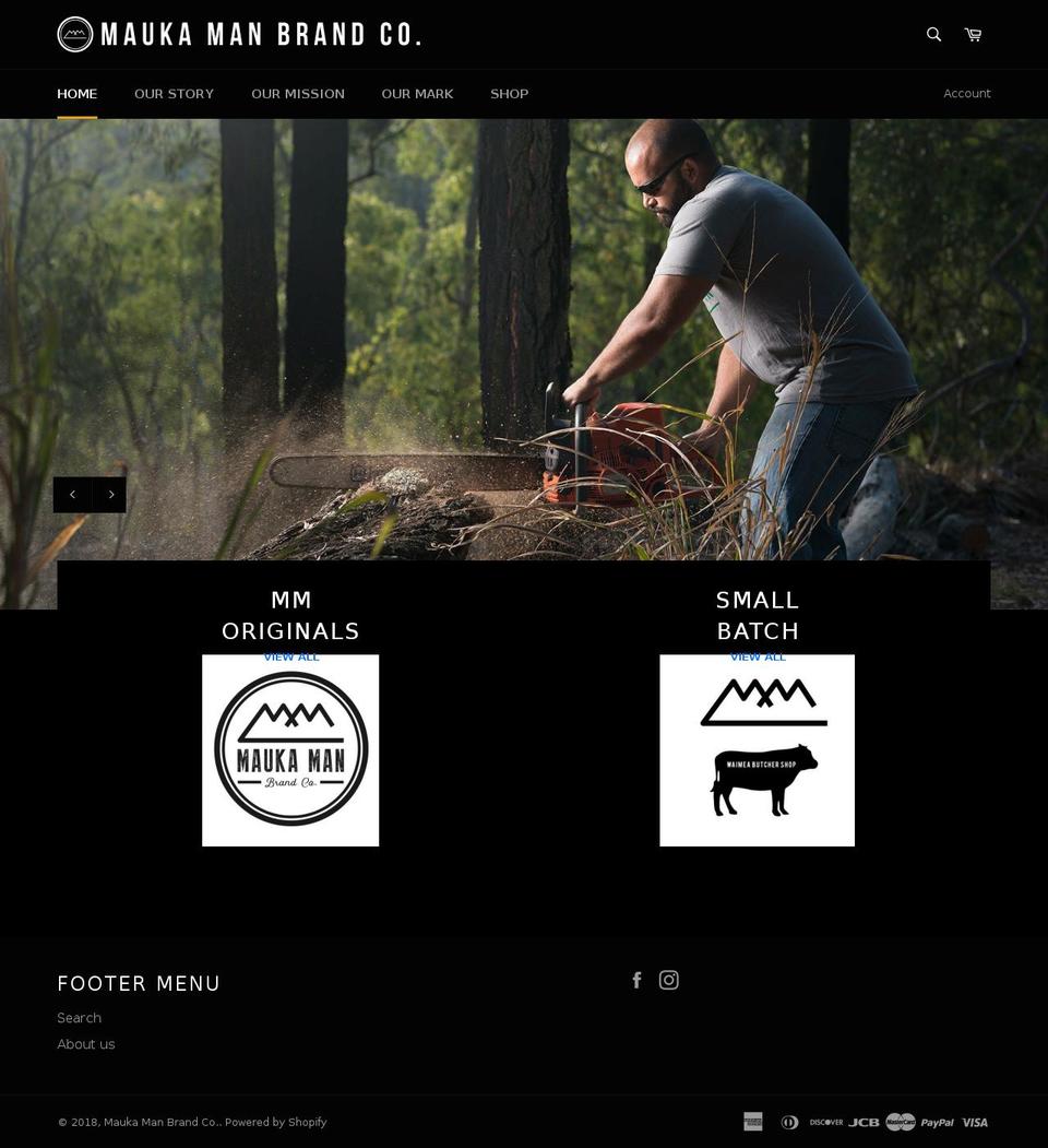 mmbc-bebas-neue Shopify theme site example maukamanbrandco.com