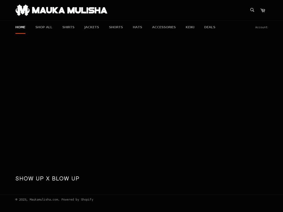 maukamulisha.com shopify website screenshot