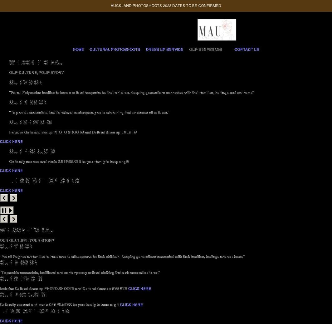 mauourcultureyourstory.com shopify website screenshot