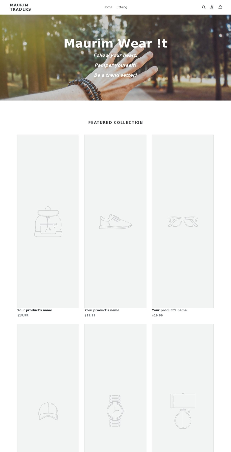 maurimtradersltd.com — Shopify storefront screenshot