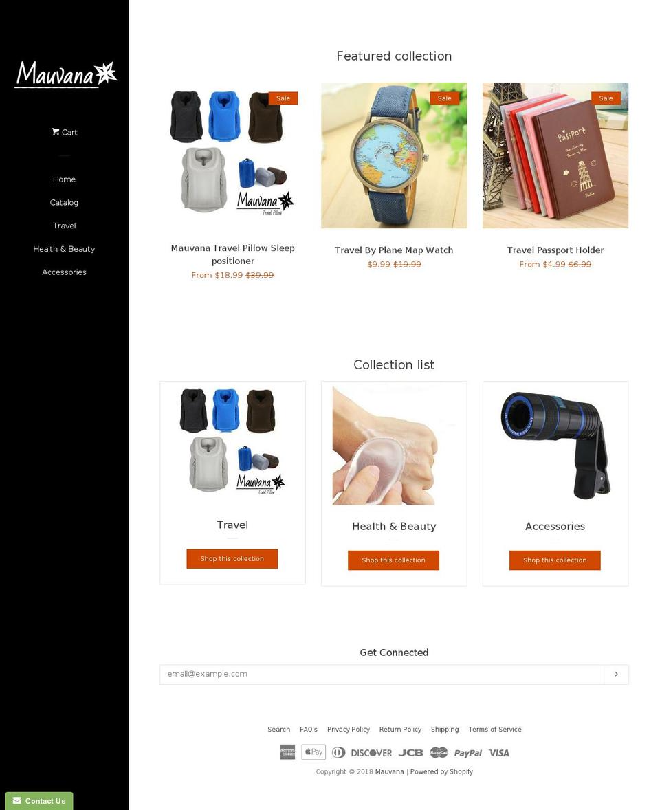 mauvana.com — Shopify store on .com