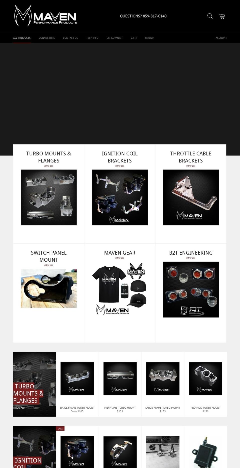 mavenspeed.com — Shopify storefront screenshot