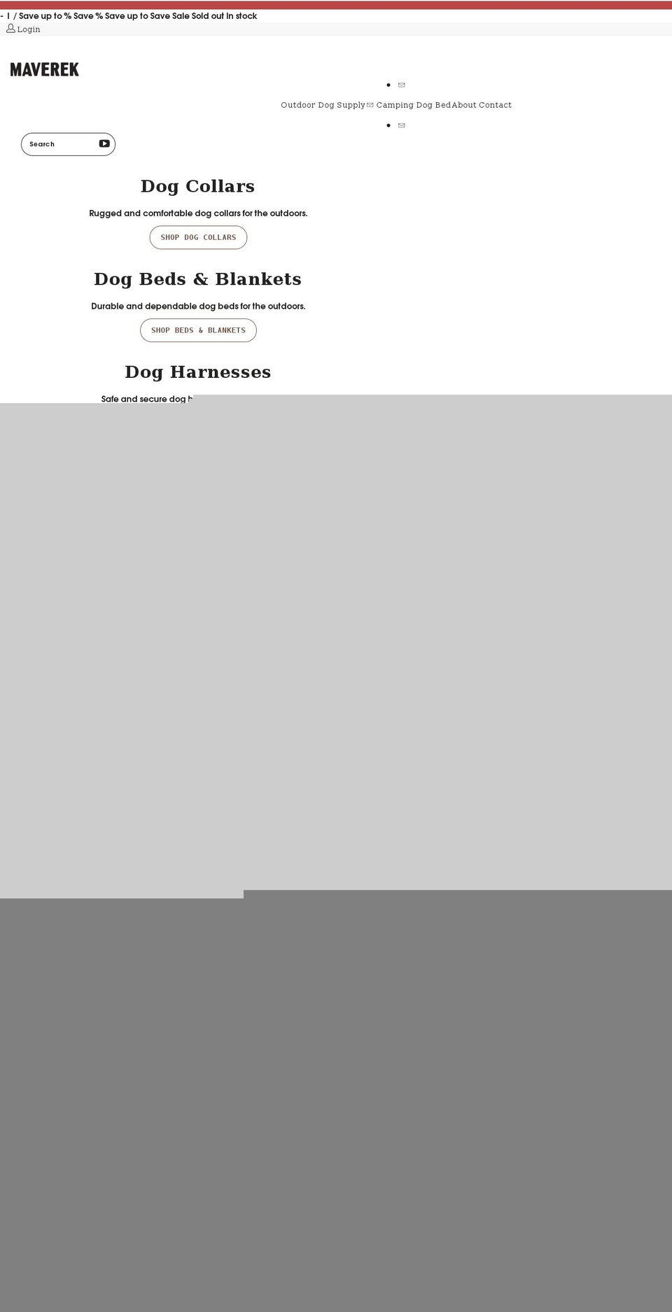 mavereksupply.com shopify website screenshot