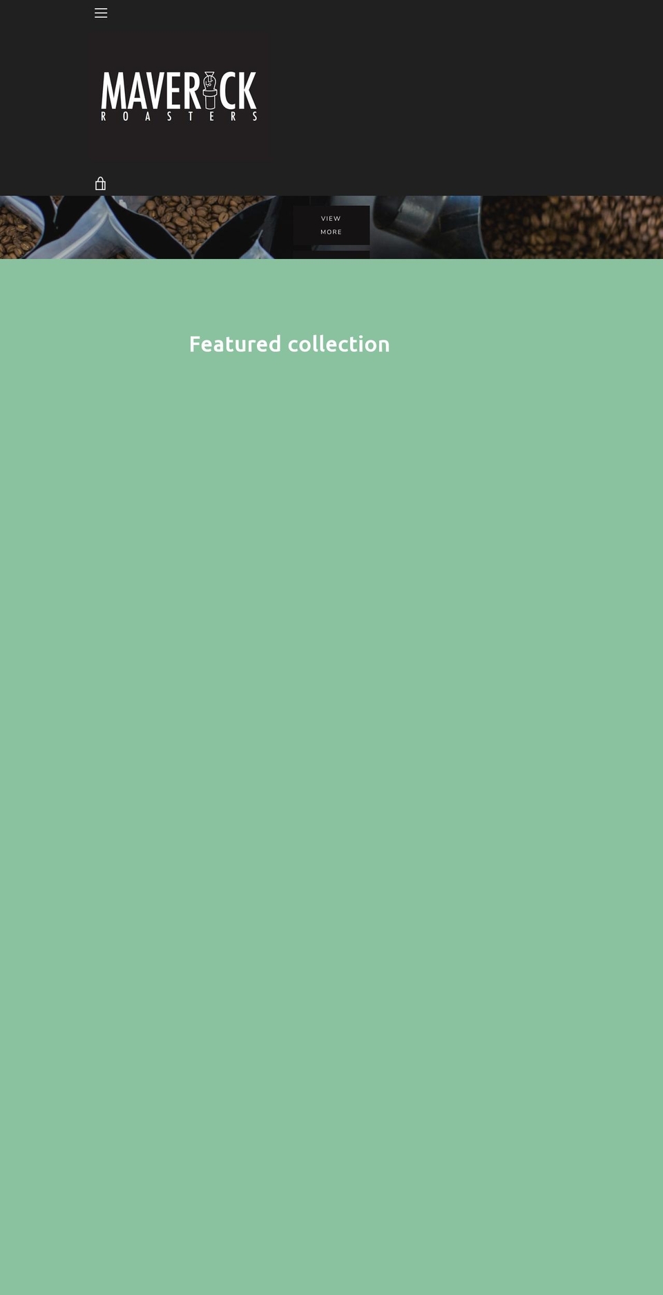 maverickcoffee.com.au shopify website screenshot
