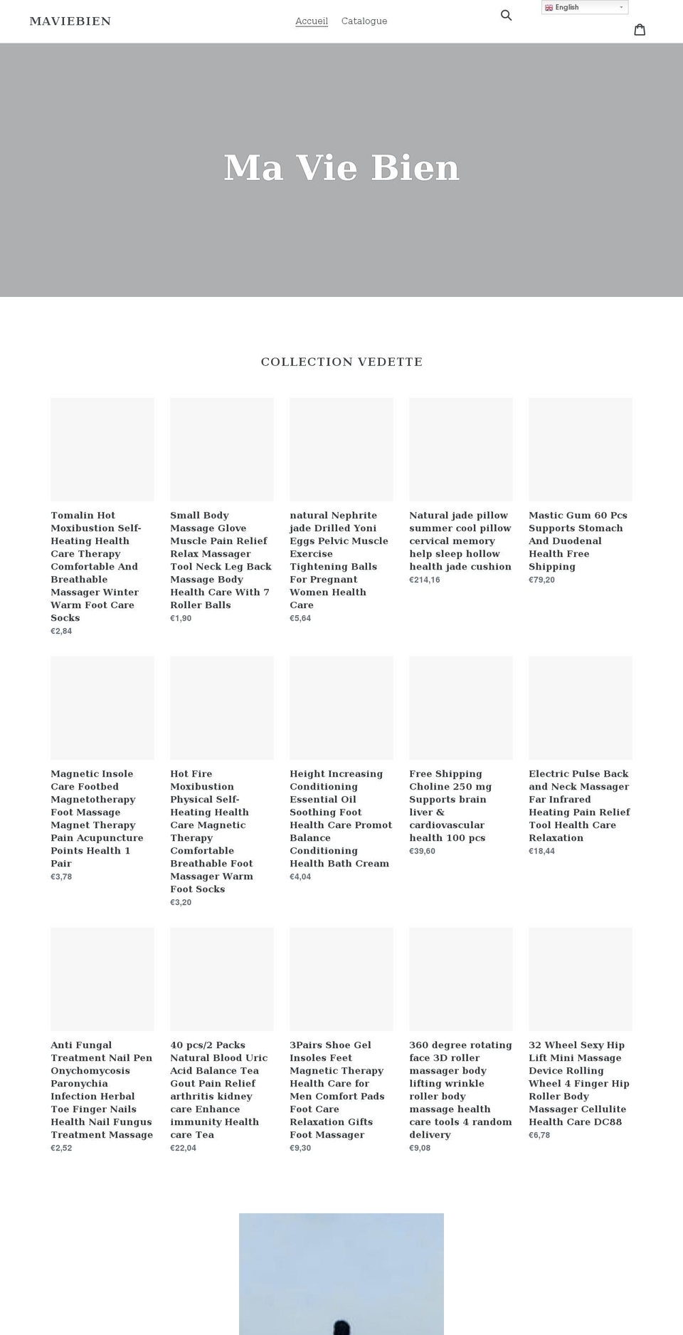 maviebien.com shopify website screenshot