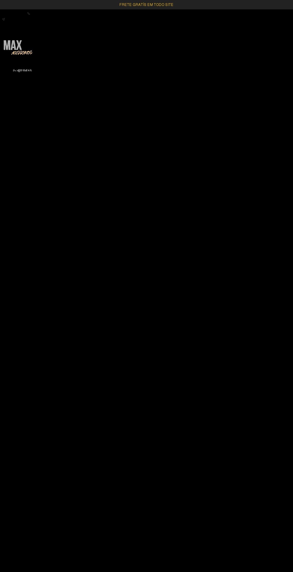 maxacessorios.com — Shopify storefront screenshot