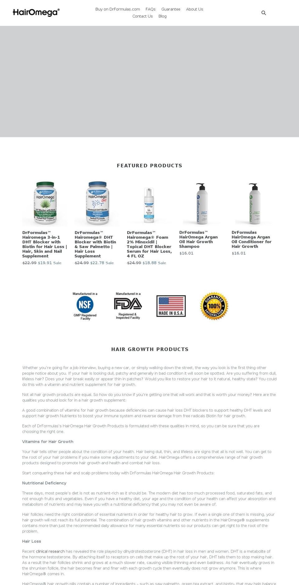 maxahair.com — Shopify storefront screenshot