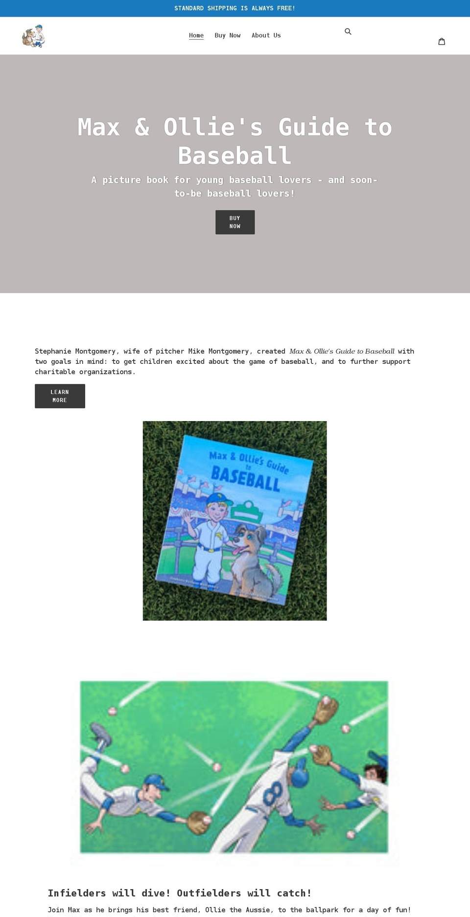 maxandollie.com shopify website screenshot