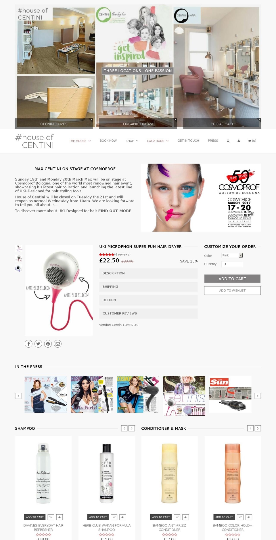 queen4-v1-2 Shopify theme site example maxcentini.com