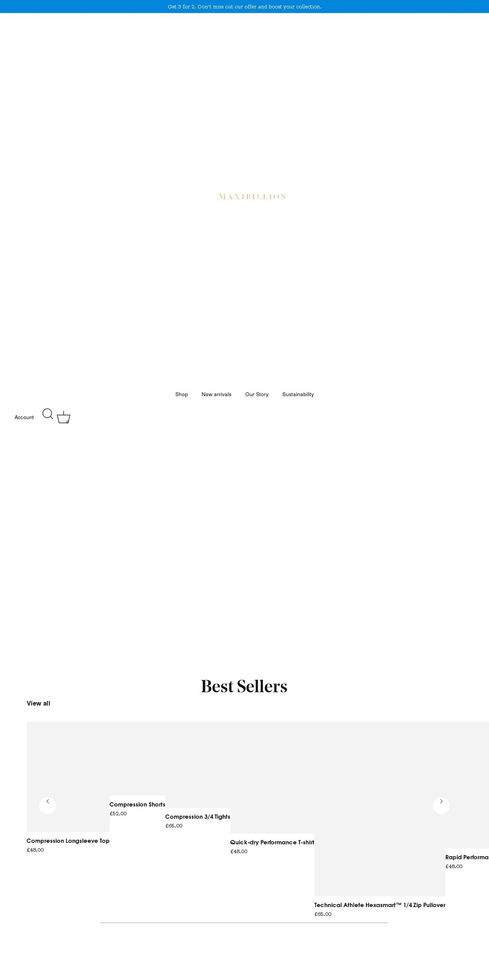 maxibillion.co.uk shopify website screenshot