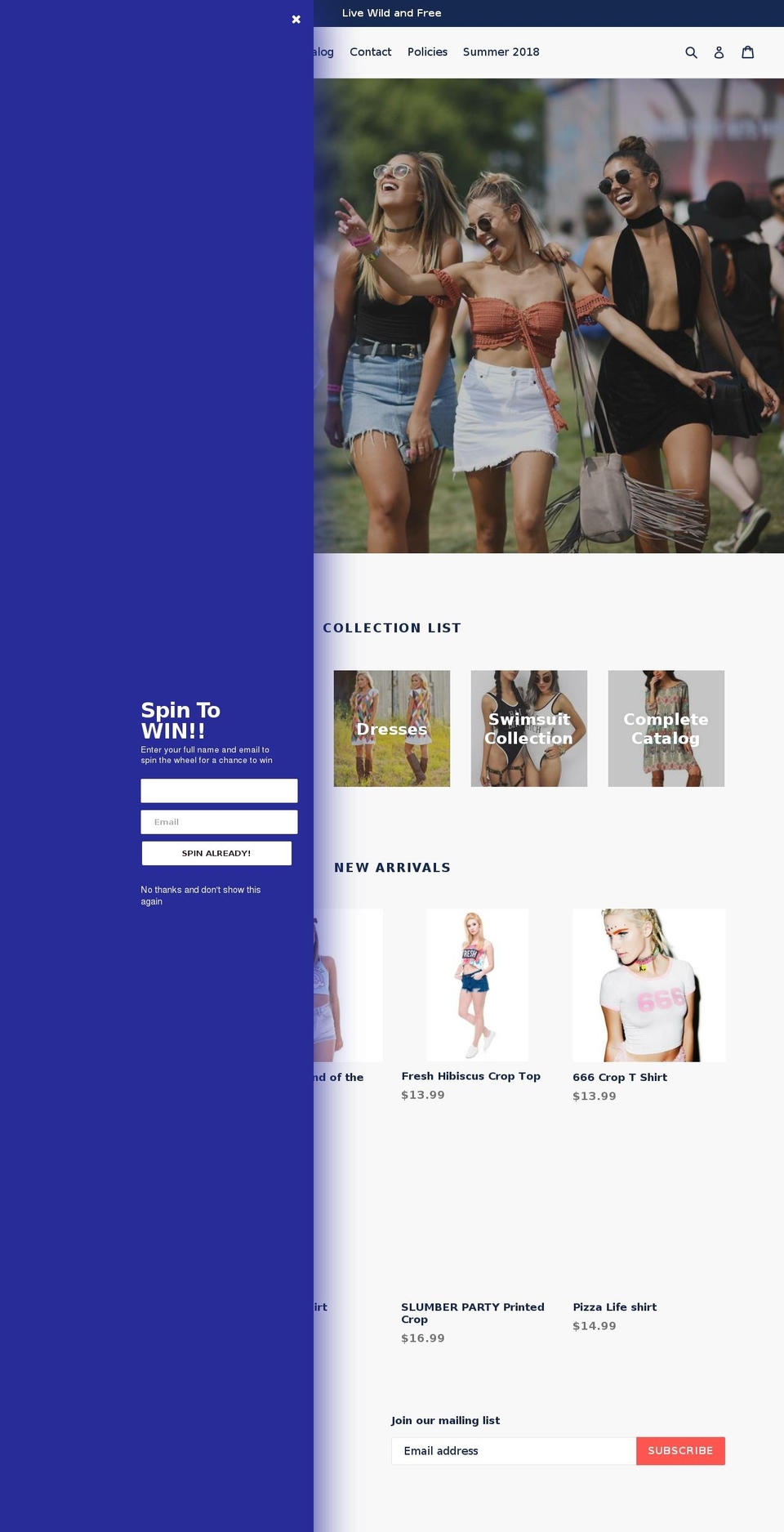 maxidressforless.com — Shopify storefront screenshot