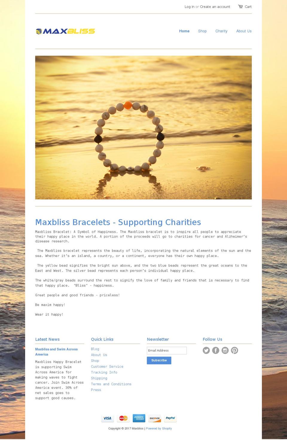 maximhappy.com shopify website screenshot