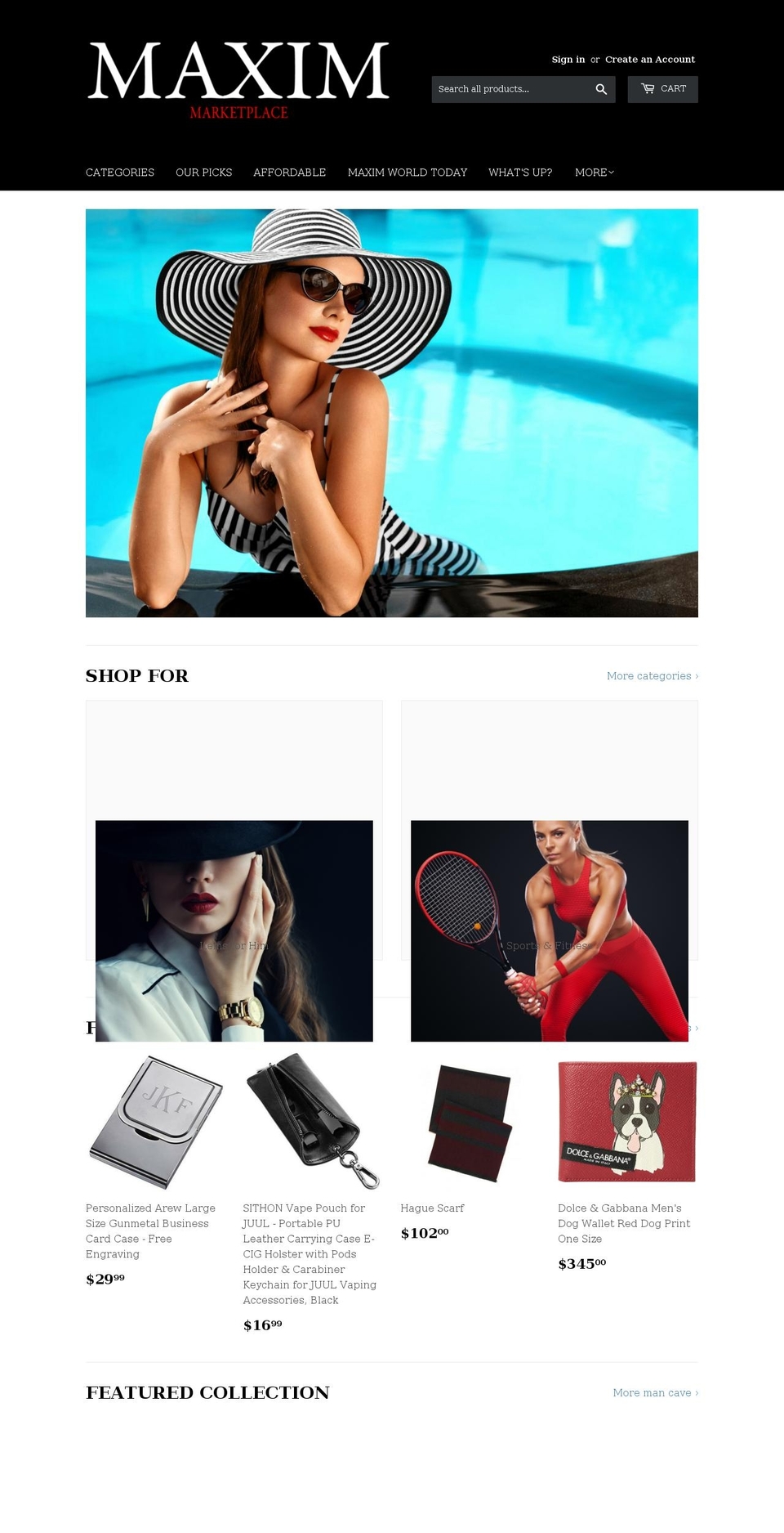 Supply Sample 4\/9 Shopify theme site example maximmarketplace.net