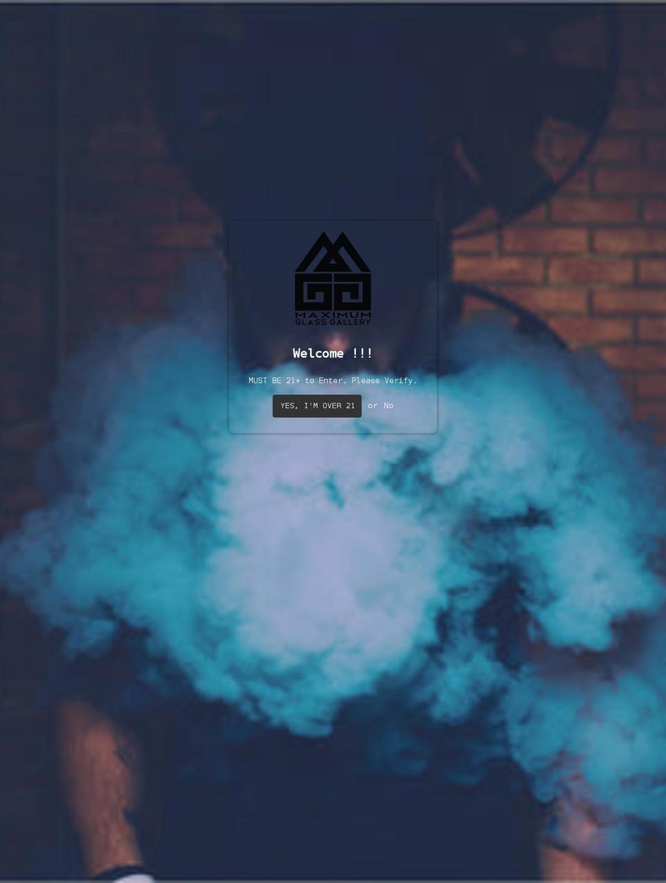 maximumgallery.com shopify website screenshot