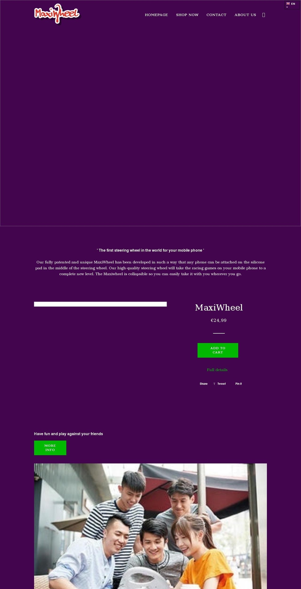 maxiwheel.com shopify website screenshot