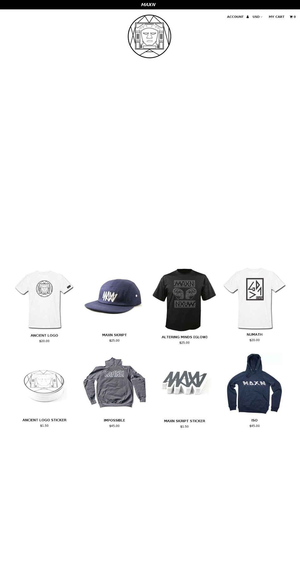 maxnfreshwear.com — Shopify storefront screenshot
