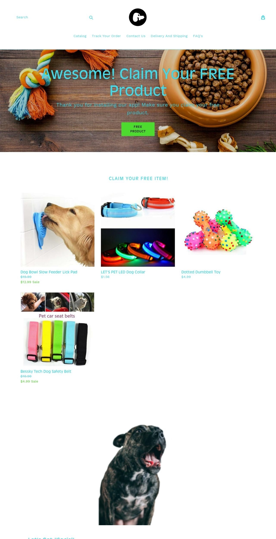 maxpetclub.com — Shopify storefront screenshot