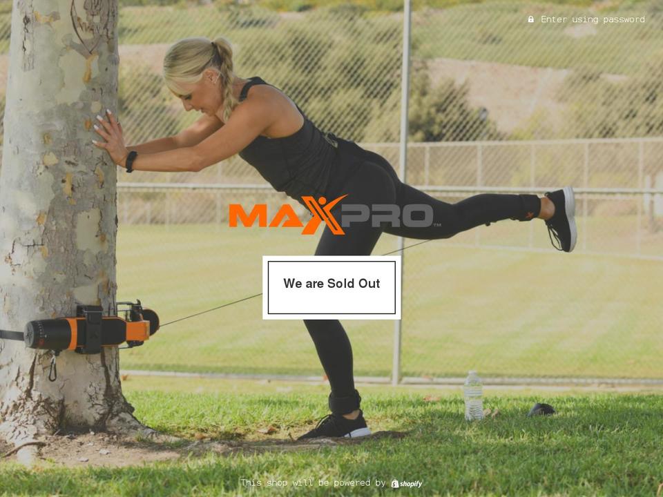 maxprofitness.uk shopify website screenshot