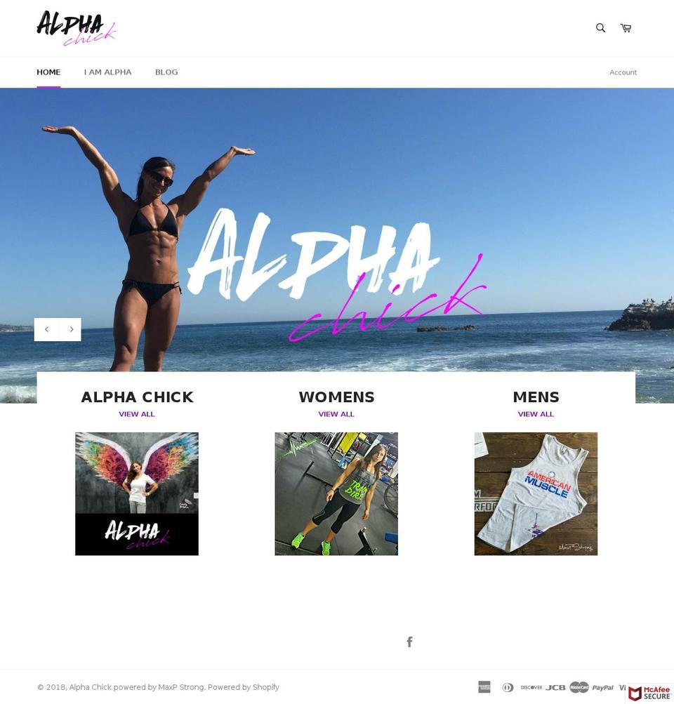 maxpstrong.com — Shopify storefront screenshot