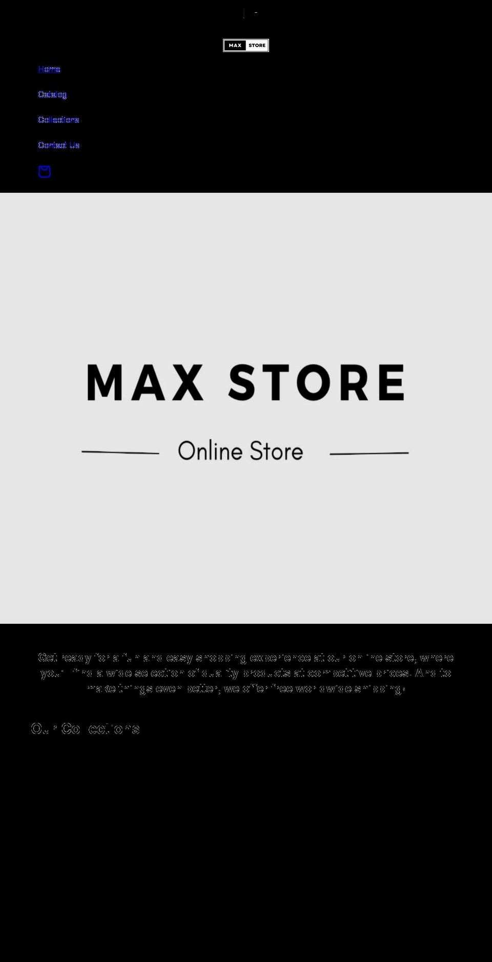 Updated copy of Shopify theme site example maxstoreon.com