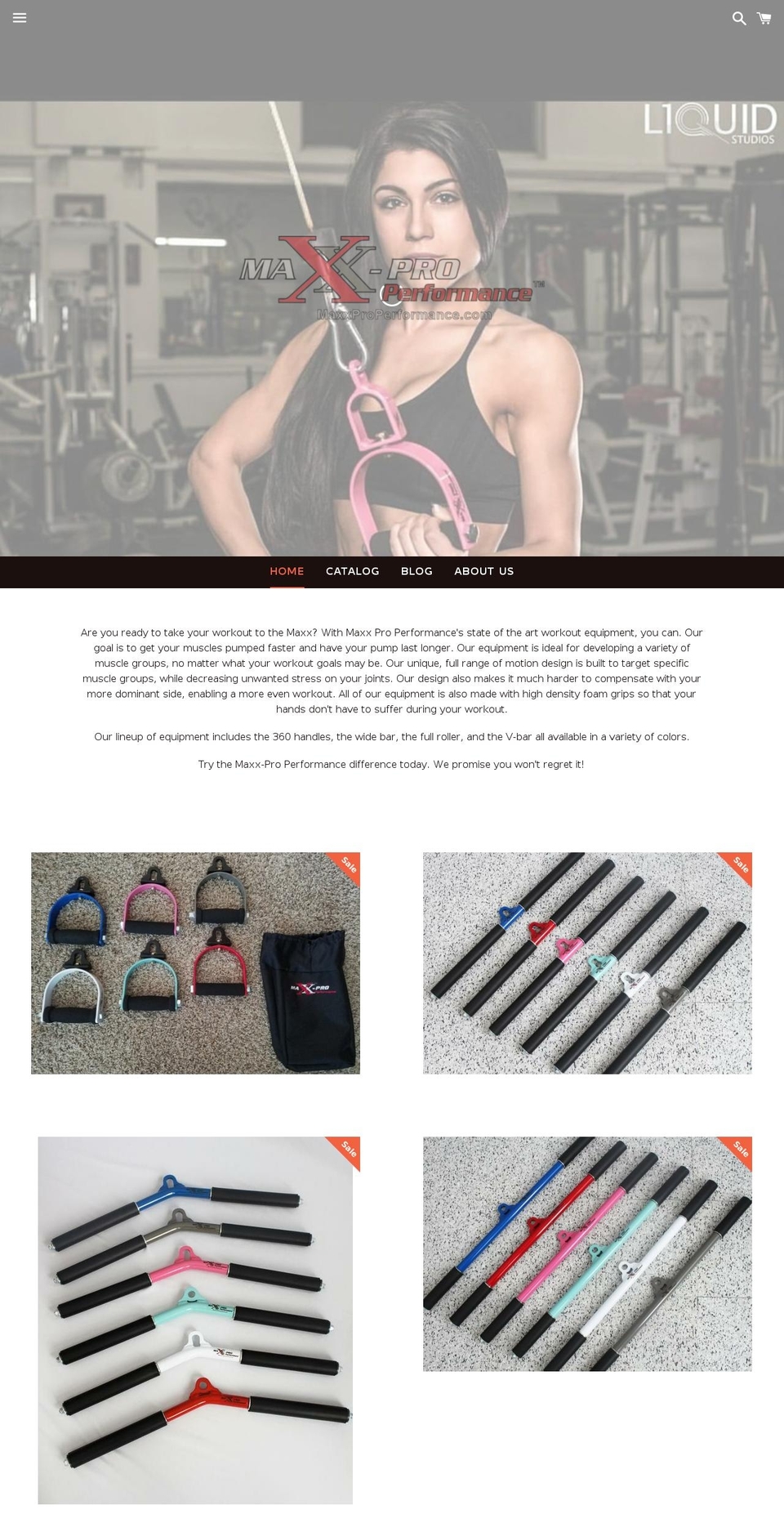 maxxproperformance.com shopify website screenshot