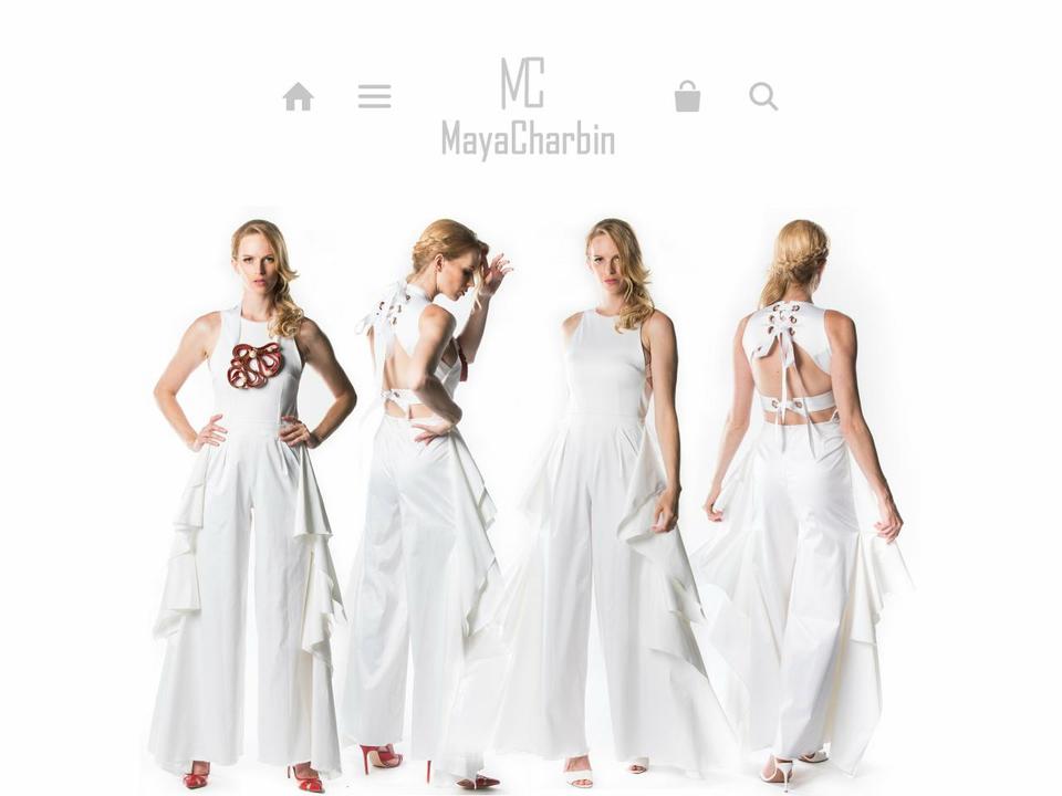 mayacharbin.com — Shopify storefront screenshot