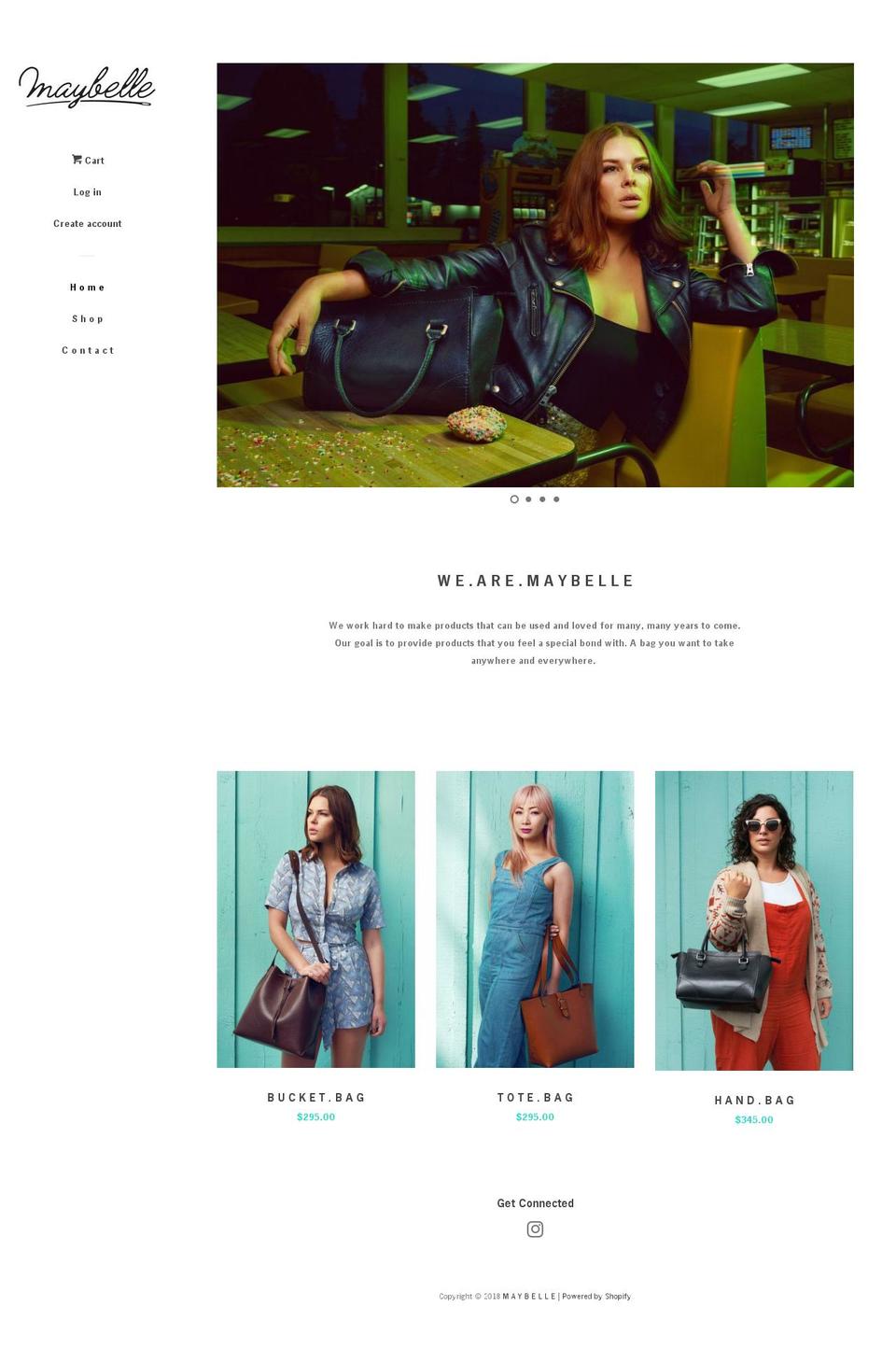 maybelle.co shopify website screenshot