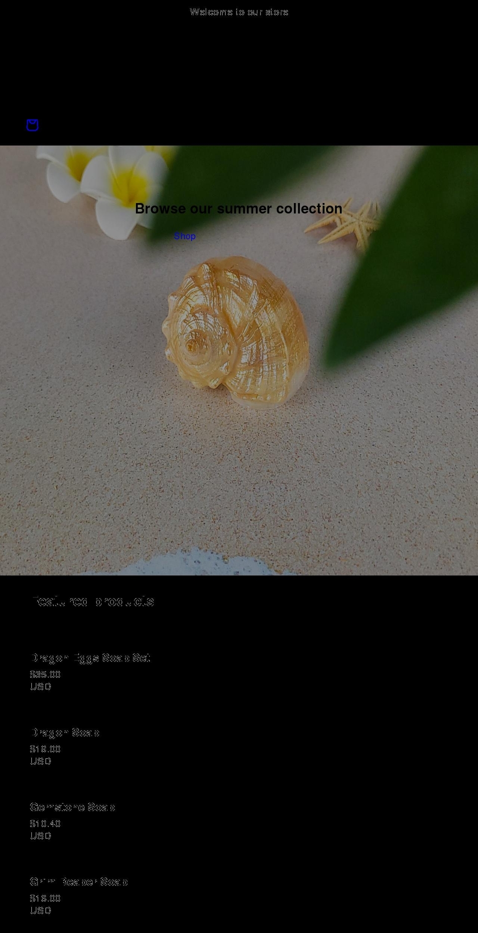 mayciesoaps.com shopify website screenshot
