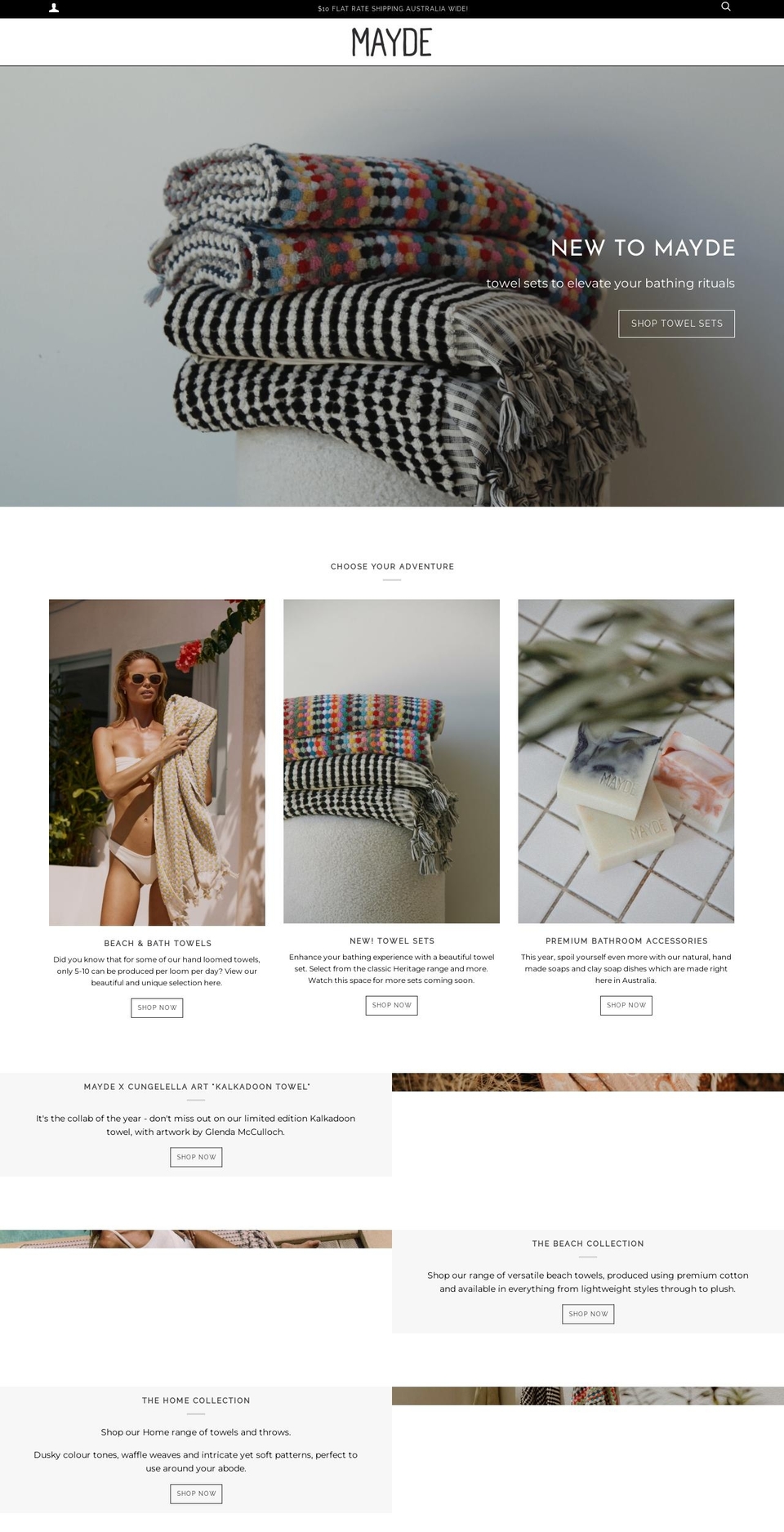 maydestore.com — Shopify storefront screenshot